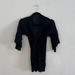 Vix woven lightweight swim coverup